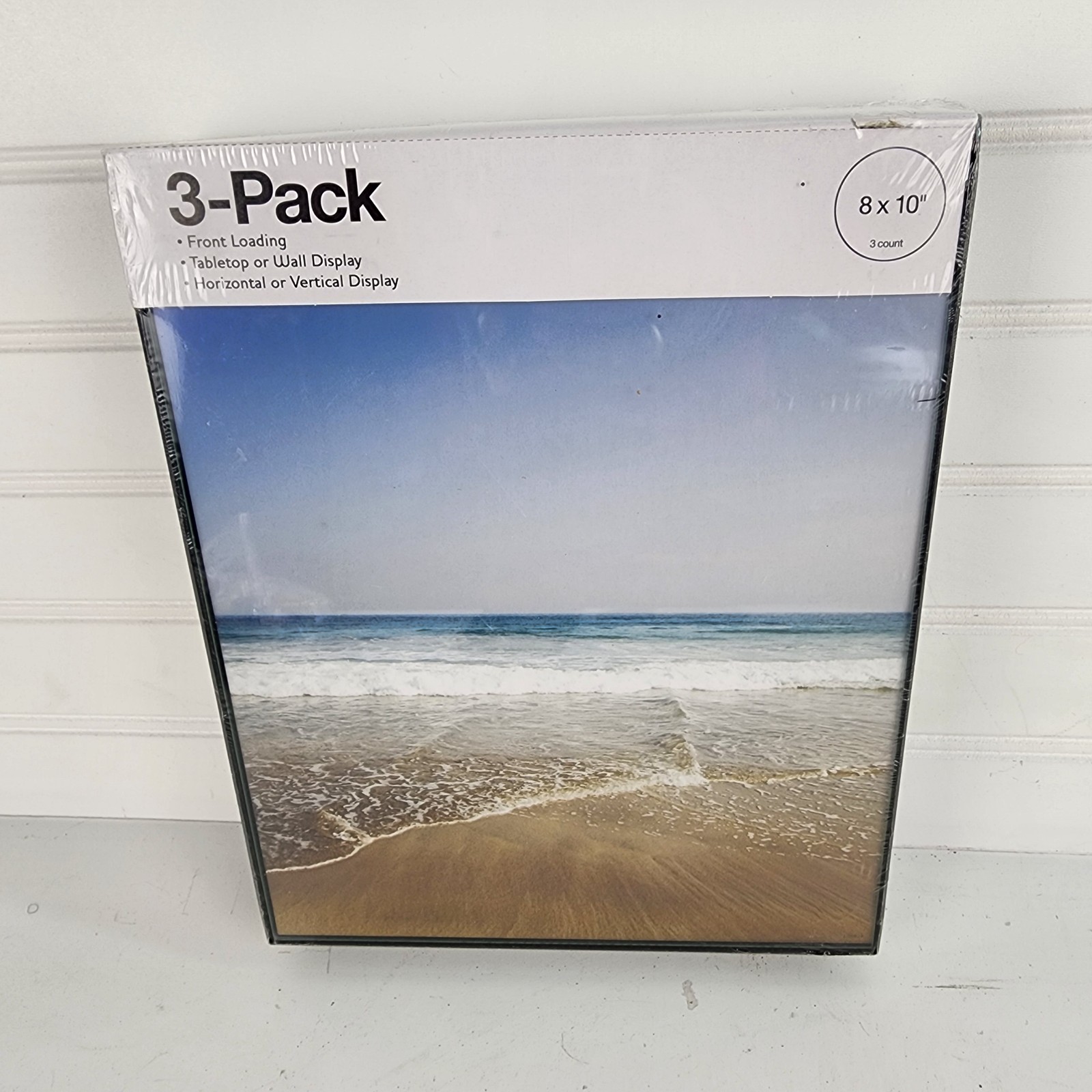 MCS Front Loading Table & Wall Picture Frame Horizontal Vertical 8"x10" (3-Pack) gallery