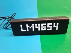 LaMetric Time Wi-Fi Smart Clock LED Pixel Display LM 37X8 Alexa Home Assistant