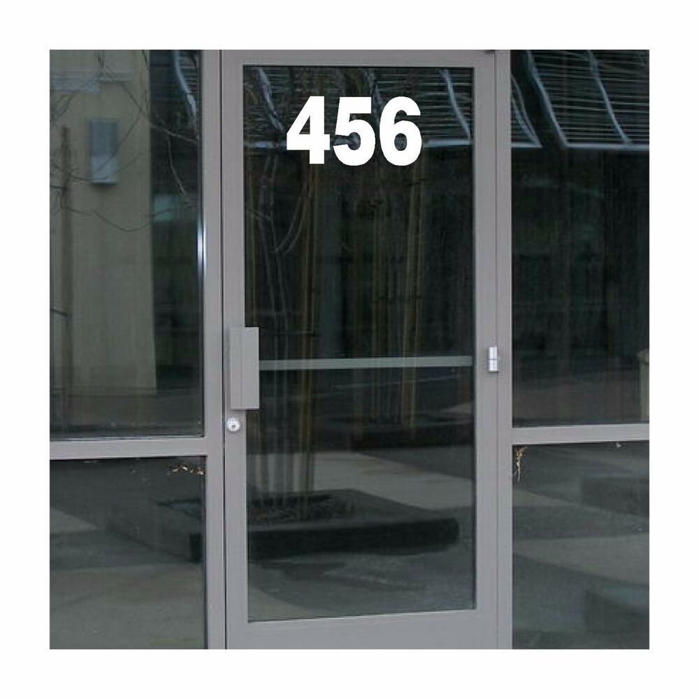 0-9 Numbers White Sticker Vinyl Decals CHOOSE .5" - 12" Set Of 20 (V1146) gallery