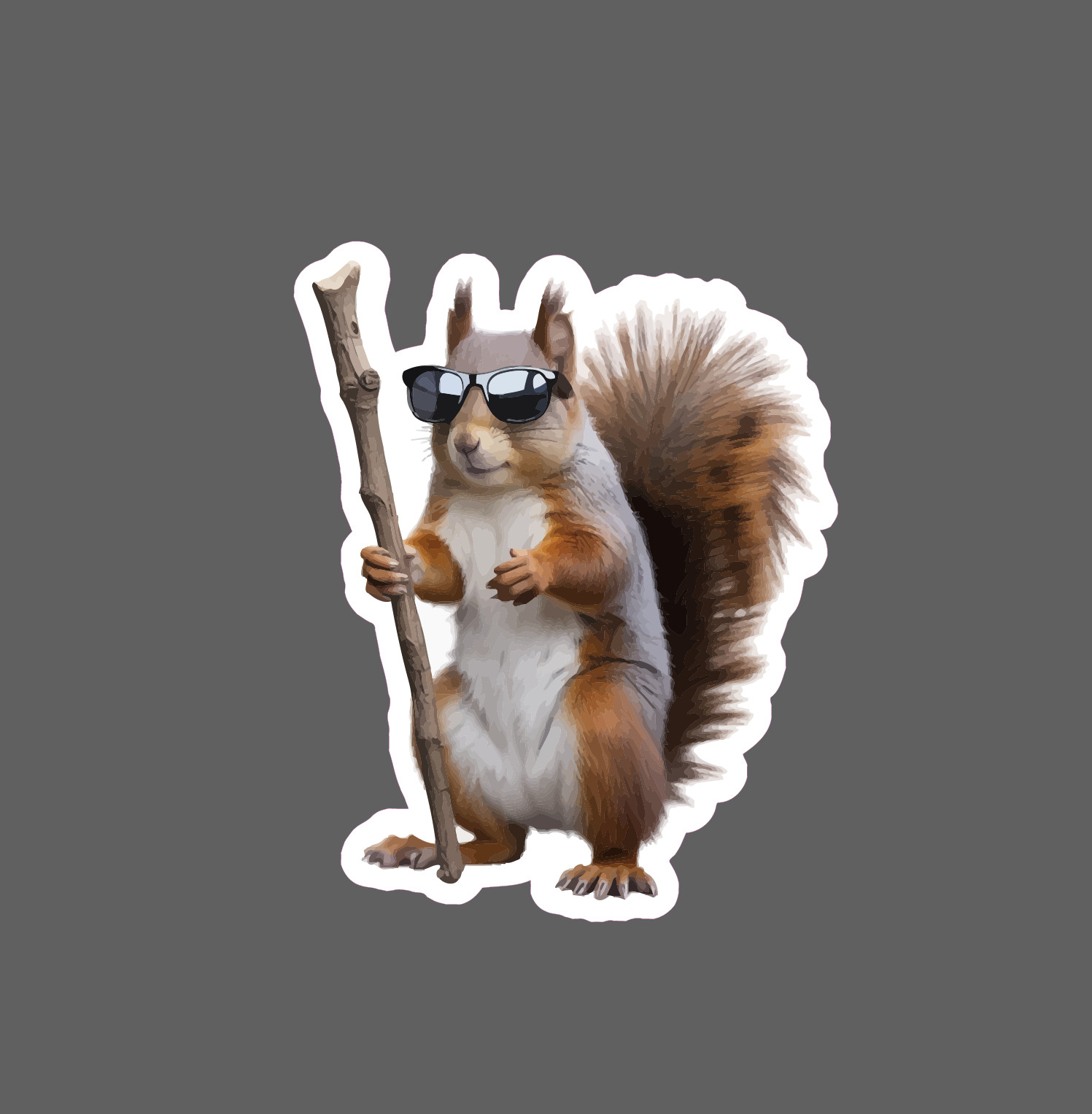 Blind Squirrel Sticker Funny Comedy Joke Saying Quote Gift Waterproof NEW gallery