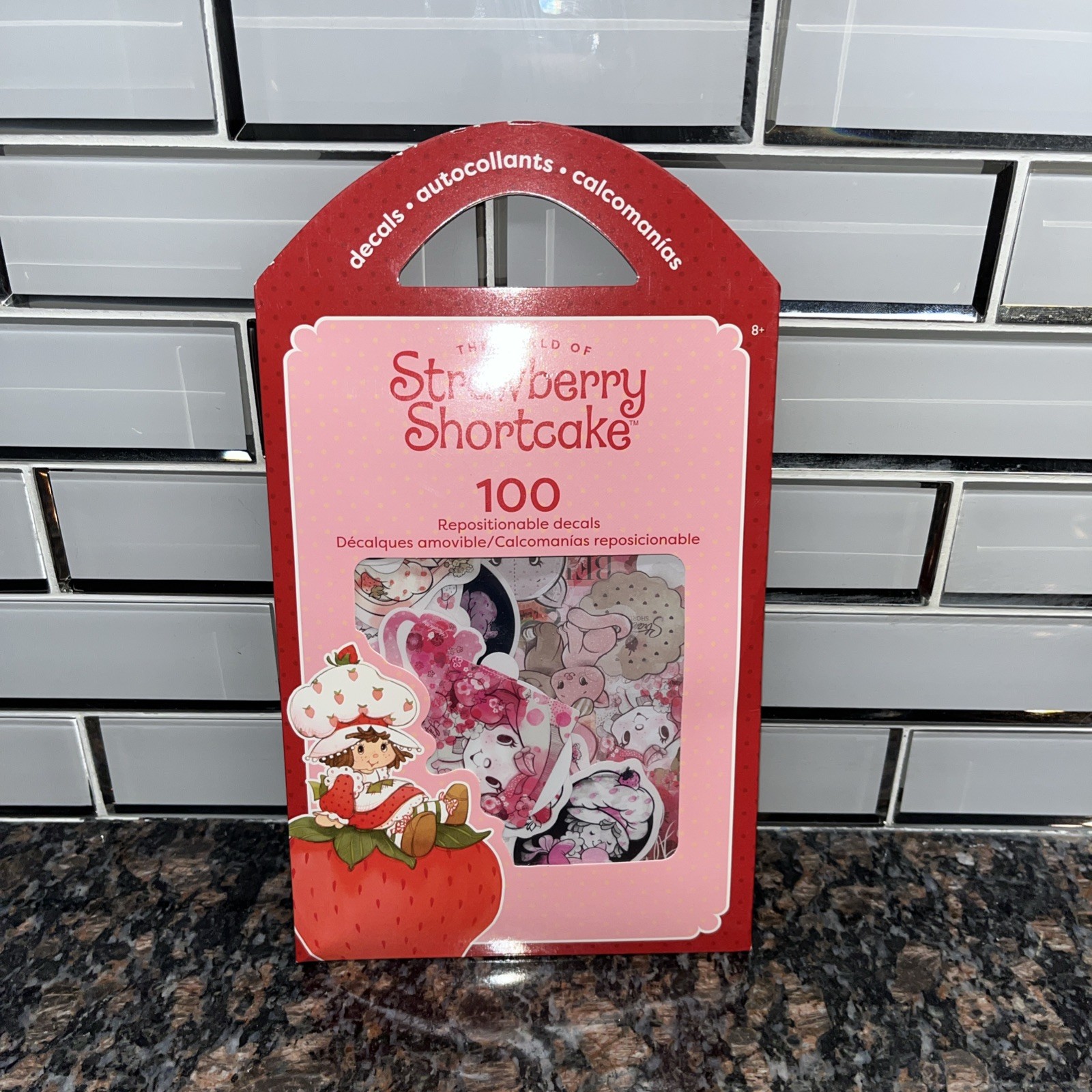 Strawberry Shortcake Repositionable Decals 100 Count Pack gallery