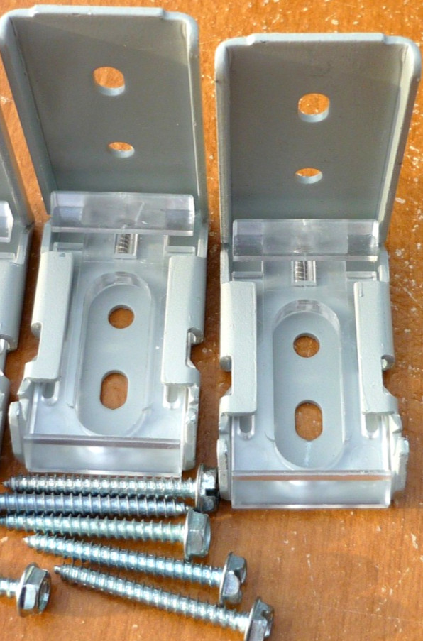 (2) Graber Bali Mounting Bracket for Verticell Cellular Vertical Blinds + Screws gallery