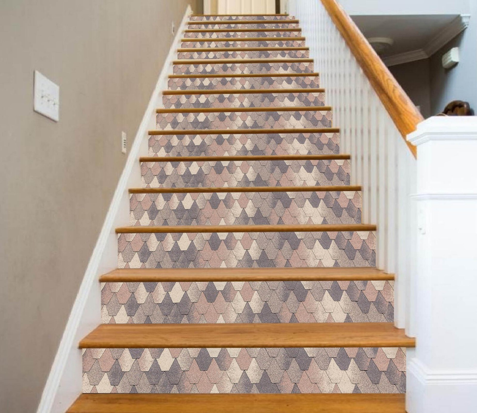 3D Sands Pattern AZ651 Stair Risers Decoration Mural Vinyl Wallpaper Kay gallery