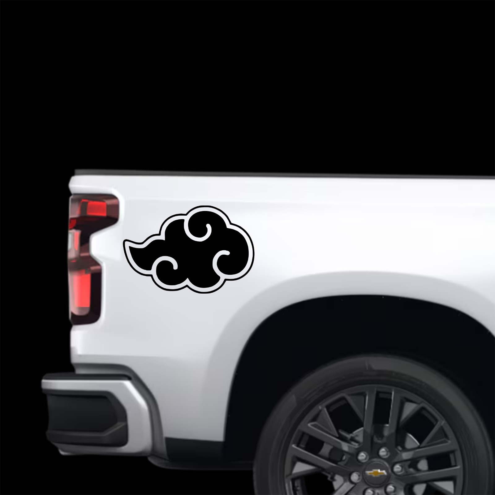 Naruto Akatsuki Red Cloud Sticker Vinyl Decal Car Truck Window Anime Size +Color gallery