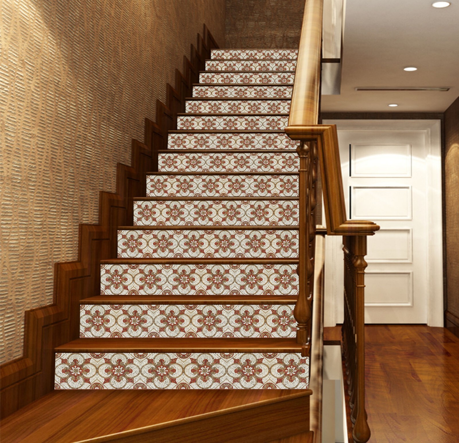 3D Brick Pattern AZ543 Stair Risers Decoration Mural Vinyl Wallpaper Kay gallery