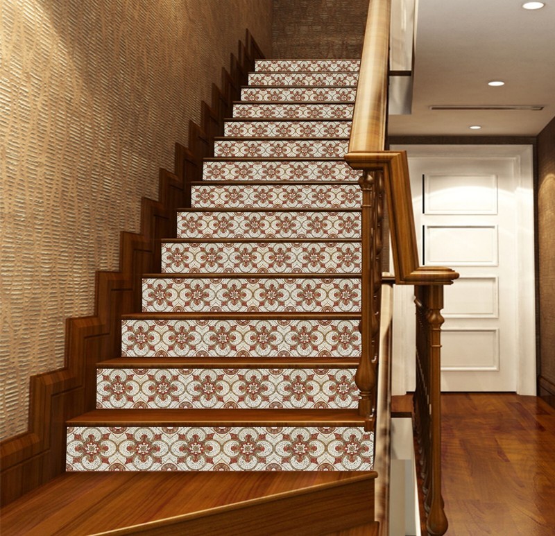 3D Brick Pattern AZ543 Stair Risers Decoration Mural Vinyl Wallpaper Kay gallery