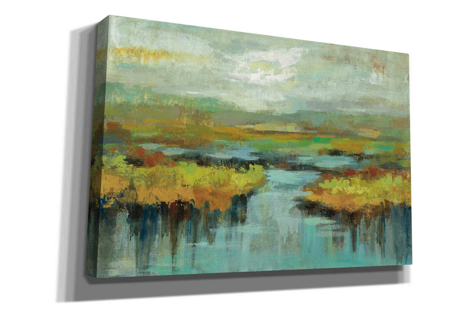 Epic Graffiti "Spring Landscape" by Silvia Vassileva, Giclee Canvas Wall Art gallery