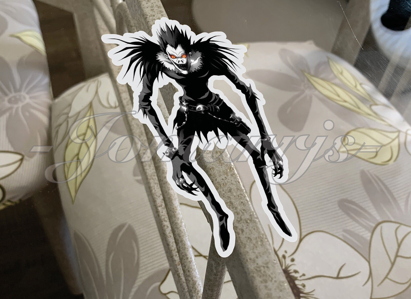 Death Note - Anime Ryuk Custom Sticker Decal Vinyl binder Light Yagami Kira gallery