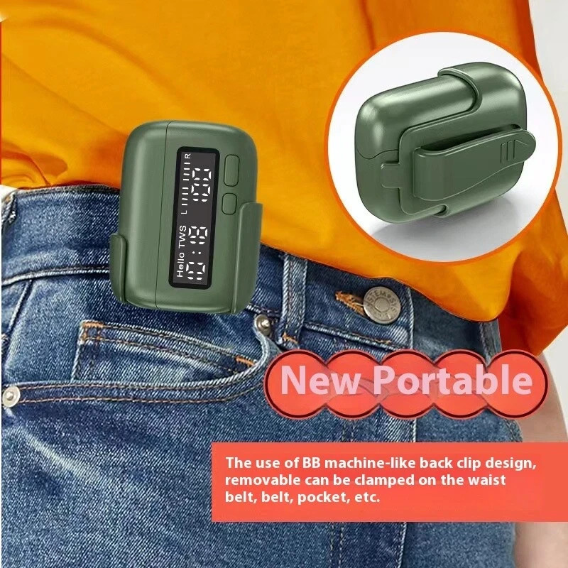 BPG Portable Wireless Bluetooth Headset Digital Display Clock gallery