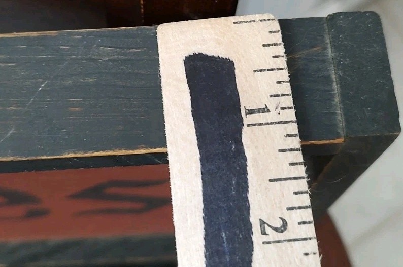 Distressed "Antiques" Sign - Rustic Hand Made Vintage Wooden Sawtooth Hangers gallery