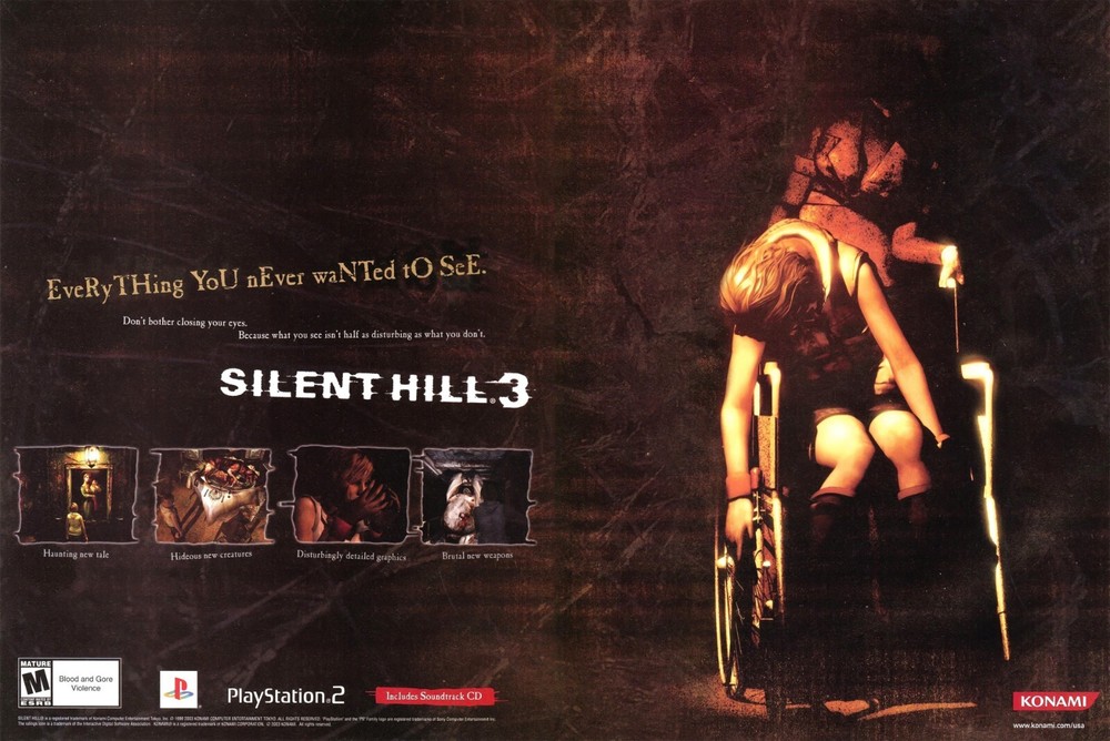 Silent Hill 3 Playstation 2 PS2 Xbox PC 2003 Game Art Print Poster 13" X 19"