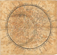 1800 Korean Celestial and Zodiacal Constellation Chart Zodiac Wall Art Poster