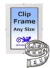 Clip Frame Any Size Custom Made from 30x30" to 40x40" Frameless Clip Frame gallery