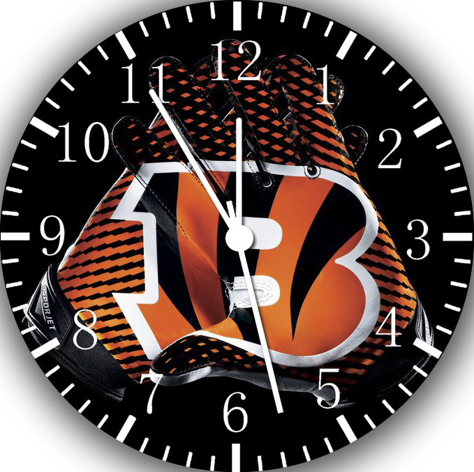 Cincinnati Bengals Frameless Borderless Wall Clock Nice For Gifts or Decor F122 gallery