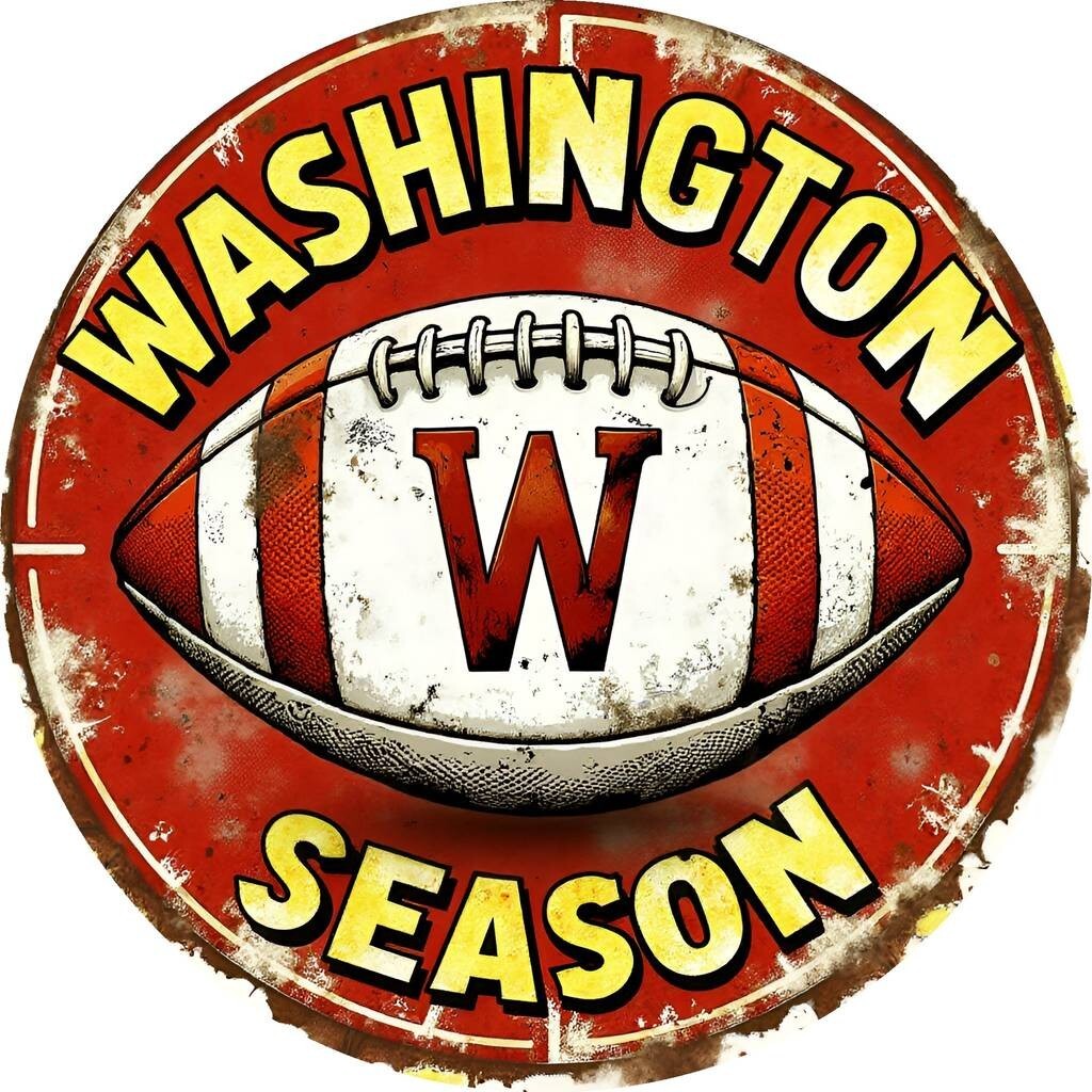 Washington Commanders Redskins v2 Aluminum Round Weatherproof Sign Funny gallery