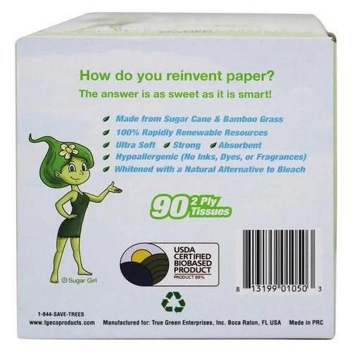 Face Tissue Cube Tree Less 90 Count(Case Of 30) By Green Forest gallery