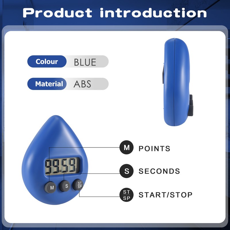 Digital Bathroom Clock Shower Clock Timer Temperature Humidity Visual8641 gallery