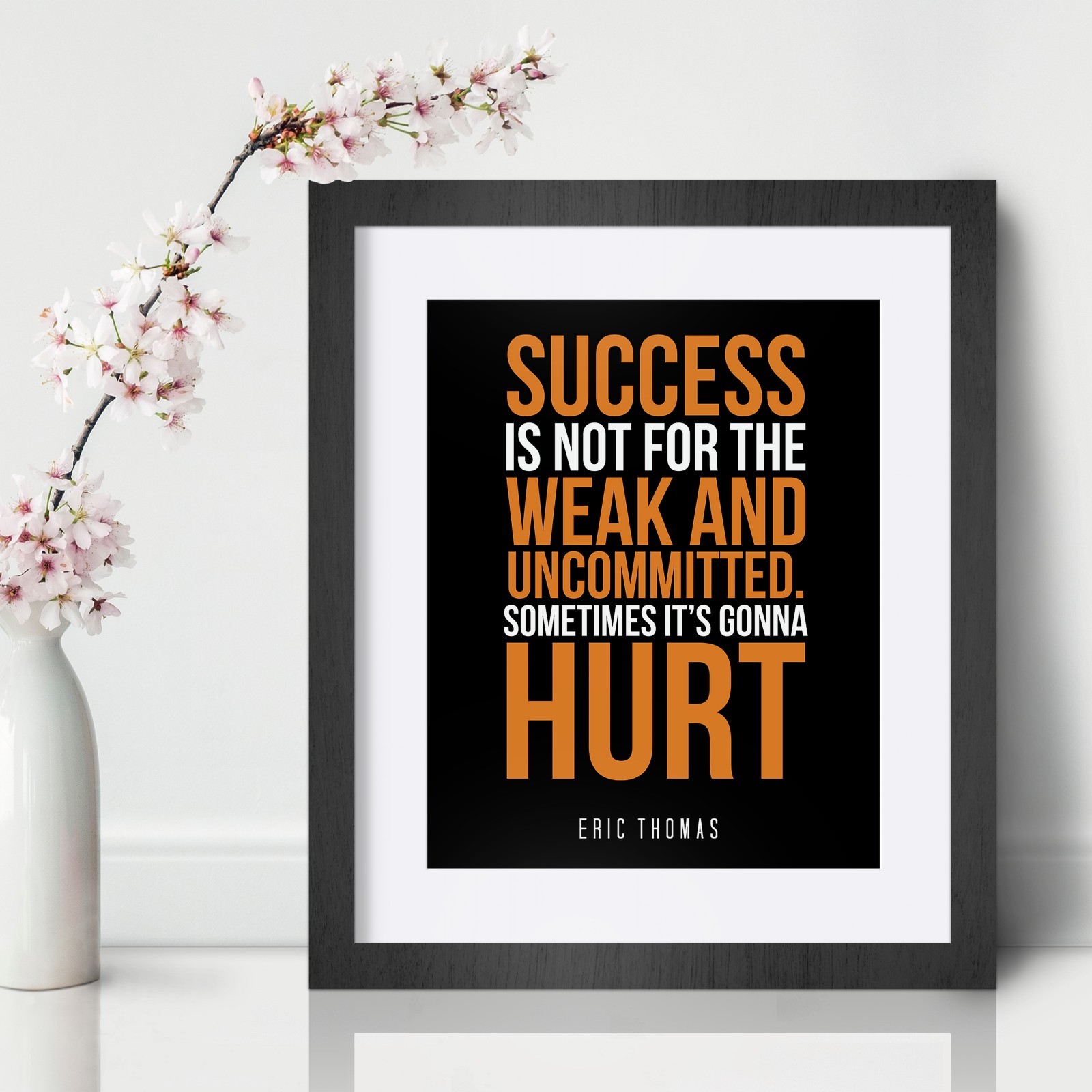 Eric Thomas Inspirational Wall Art Print Motivational Quote Poster Decor Gift gallery