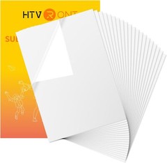 HTVRONT Sublimation Sticker Paper – 20 Pcs Matte White White,