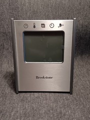 Brookstone 5 in 1 Sensor Travel Clock Time Temp Date Alarm Timer New Pre-Owned