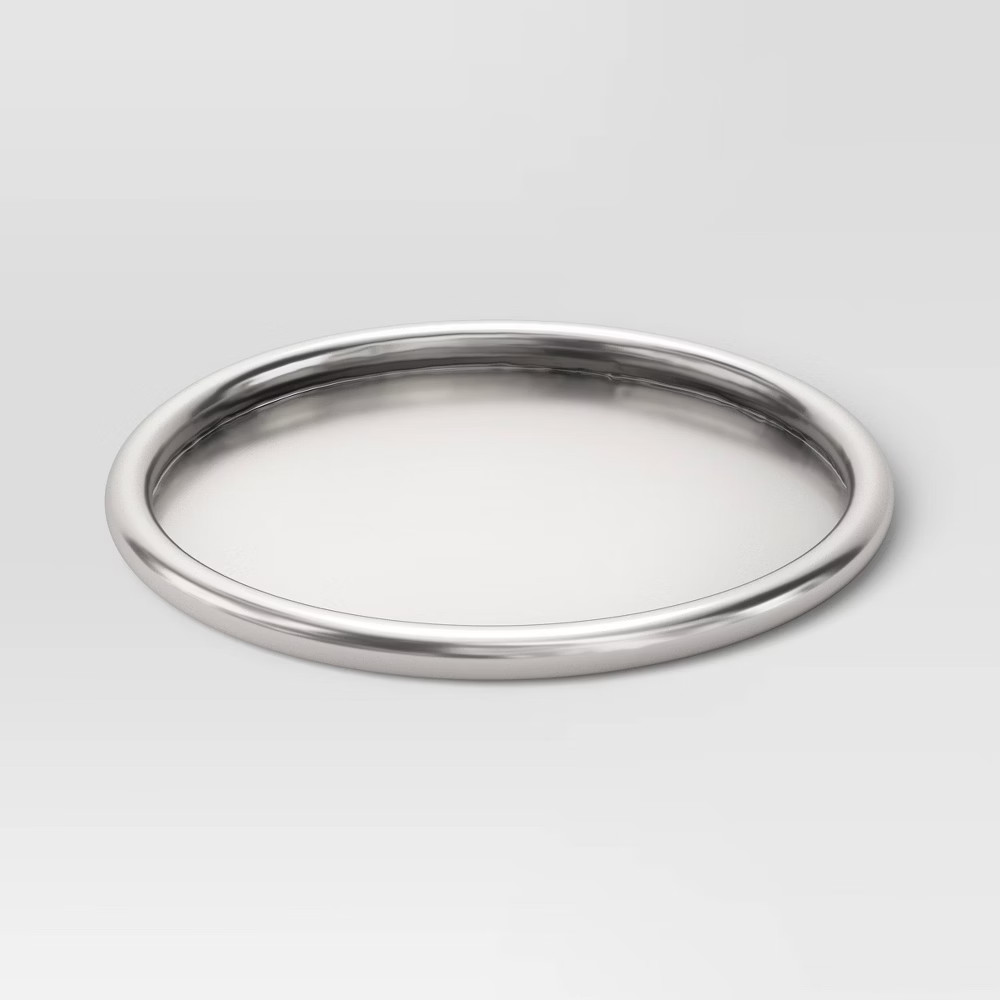 Silver Round Tray - Threshold gallery