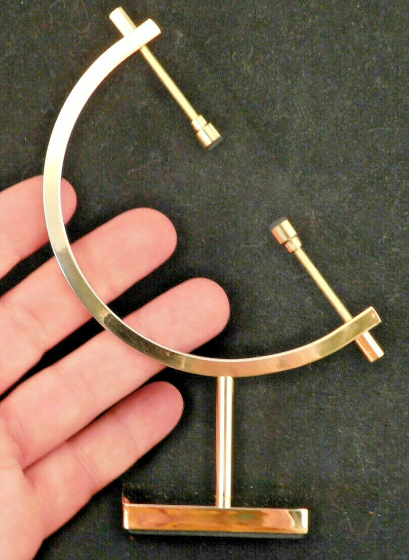 Display Stand Caliper Type Adjustable Large Size Brass/Gold Color gallery