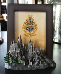 Universal Studios Harry Potter Hogwarts Castle Resin Photo Frame New