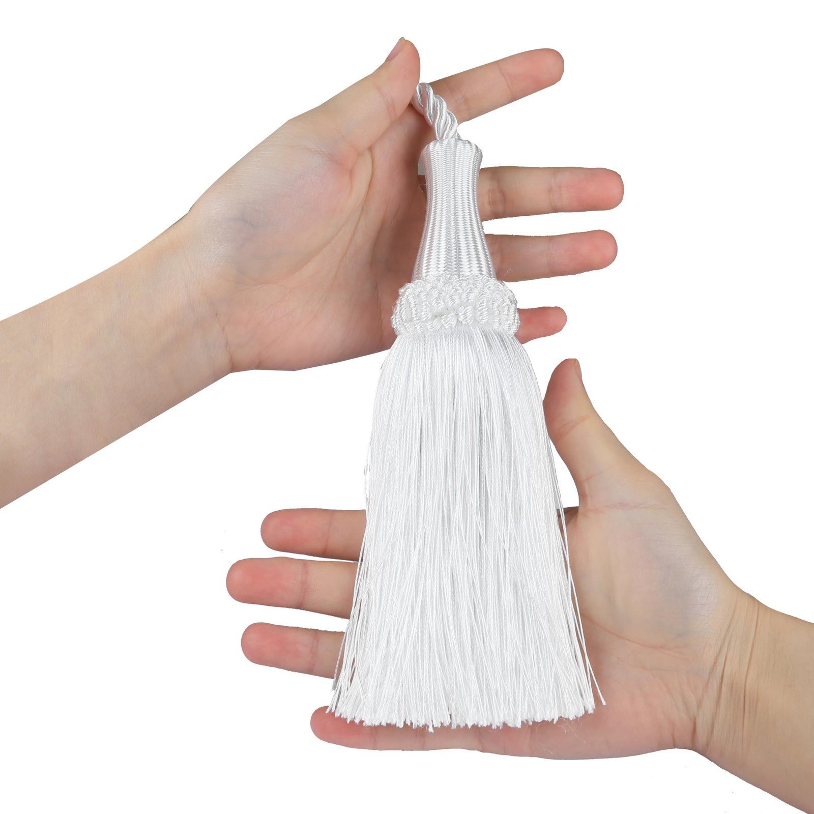 2 Pack Weighted Pew Ropes with Tassels, Extended Tassel Rope for Church and W... gallery
