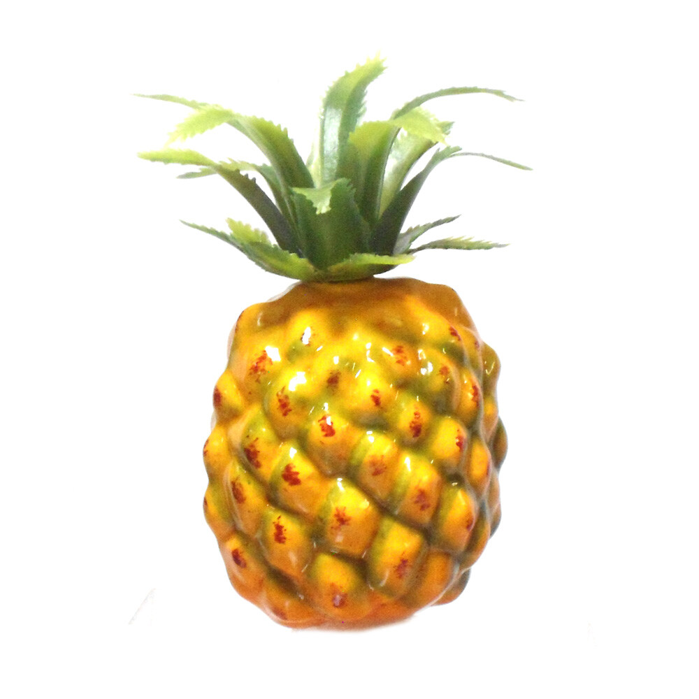 Artificial Mini Pineapple - Plastic Decorative Fruit Yellow Pineapples Fake gallery