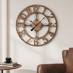Cuspin 20 Inch Wall Clock, Large Modern Decorative Wall Clocks for Living Roo…