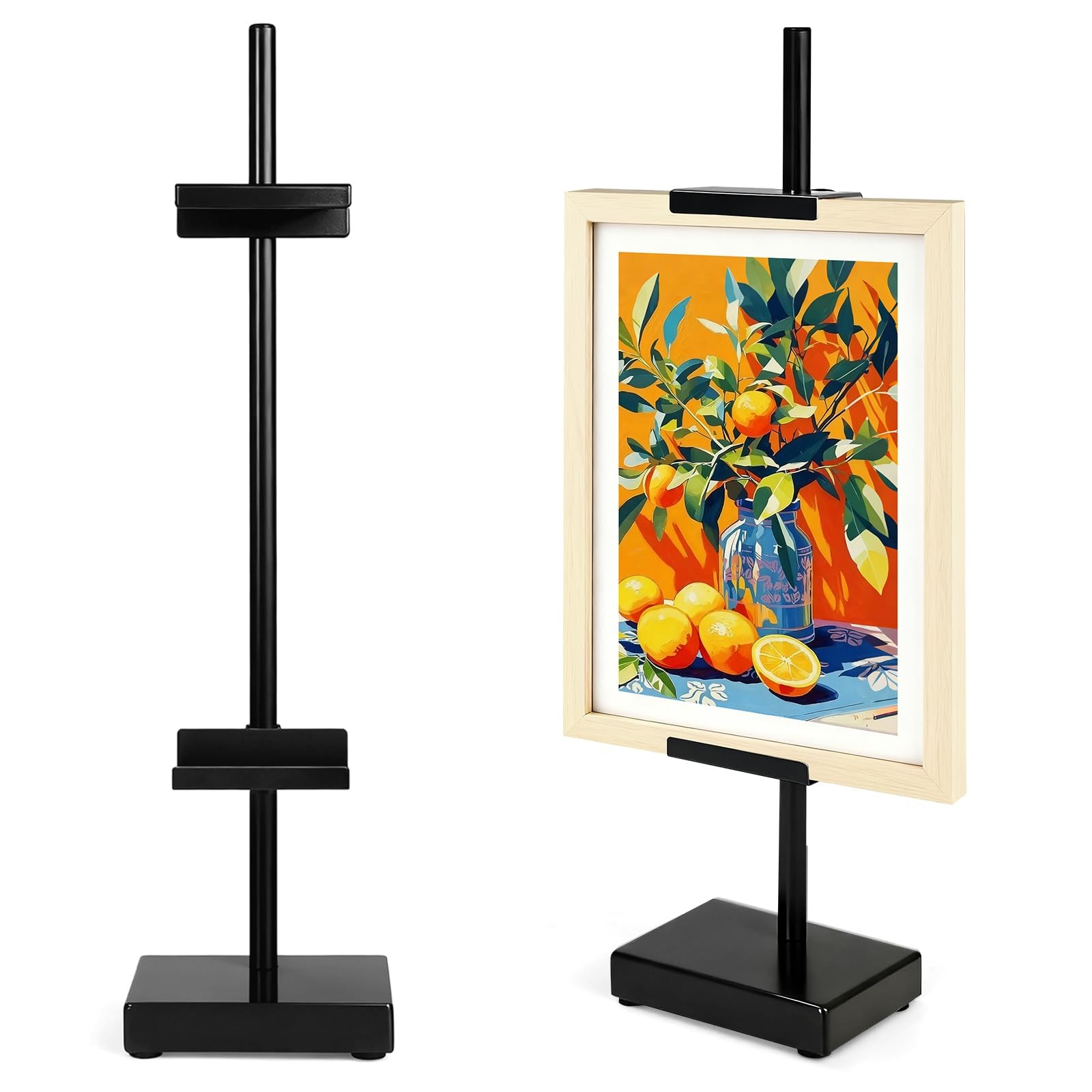 Victawks Adjustable Tabletop Easel Stand 17" H Black Metal Frame Holder 1 Pack gallery