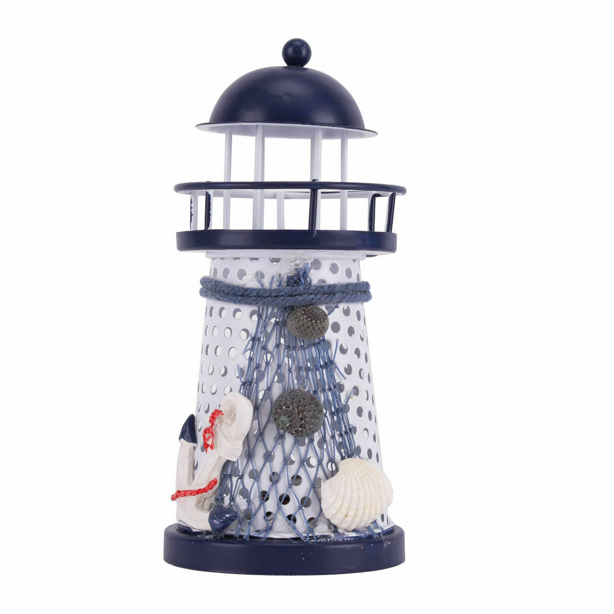 Nautical Metal Lighthouse Color Changing LED Night Light Home Vintage Decor gallery