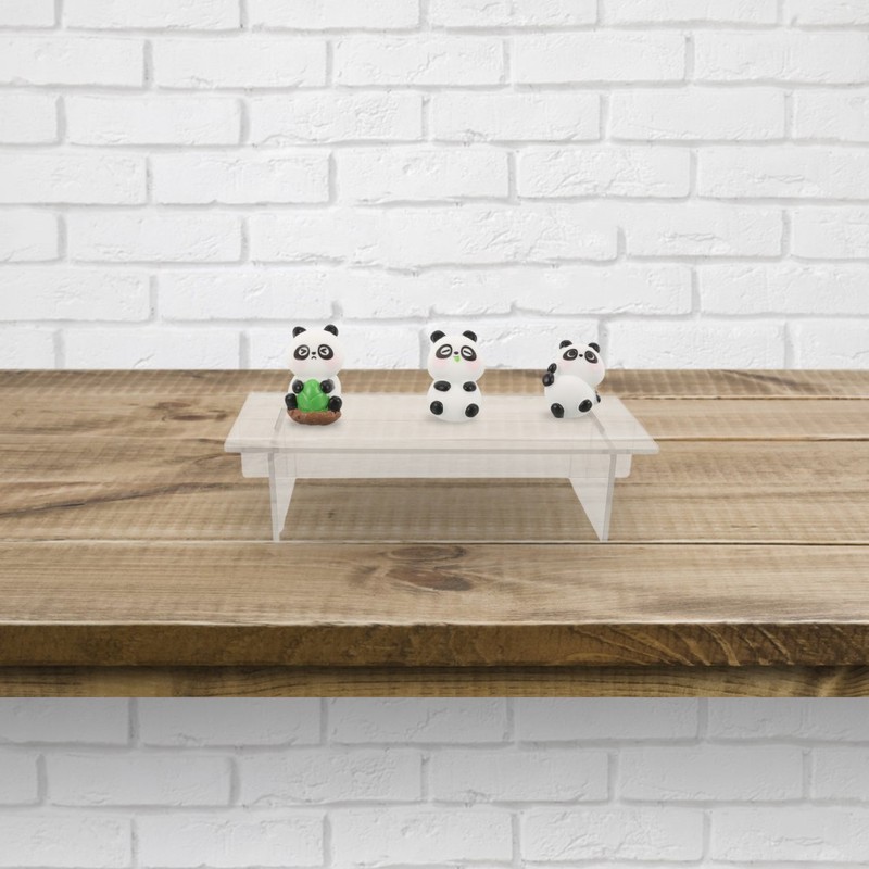 2 PCS Dessert Display Stand Acrylic Riser Shelf for Figures Ornament gallery
