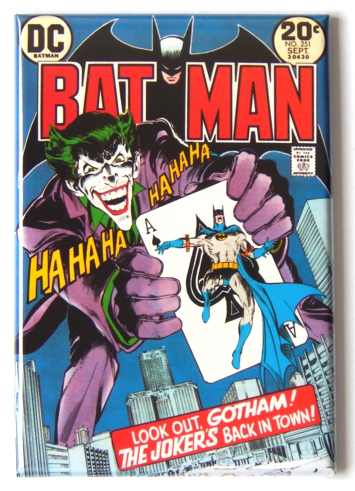 Batman #251 FRIDGE MAGNET comic book gallery