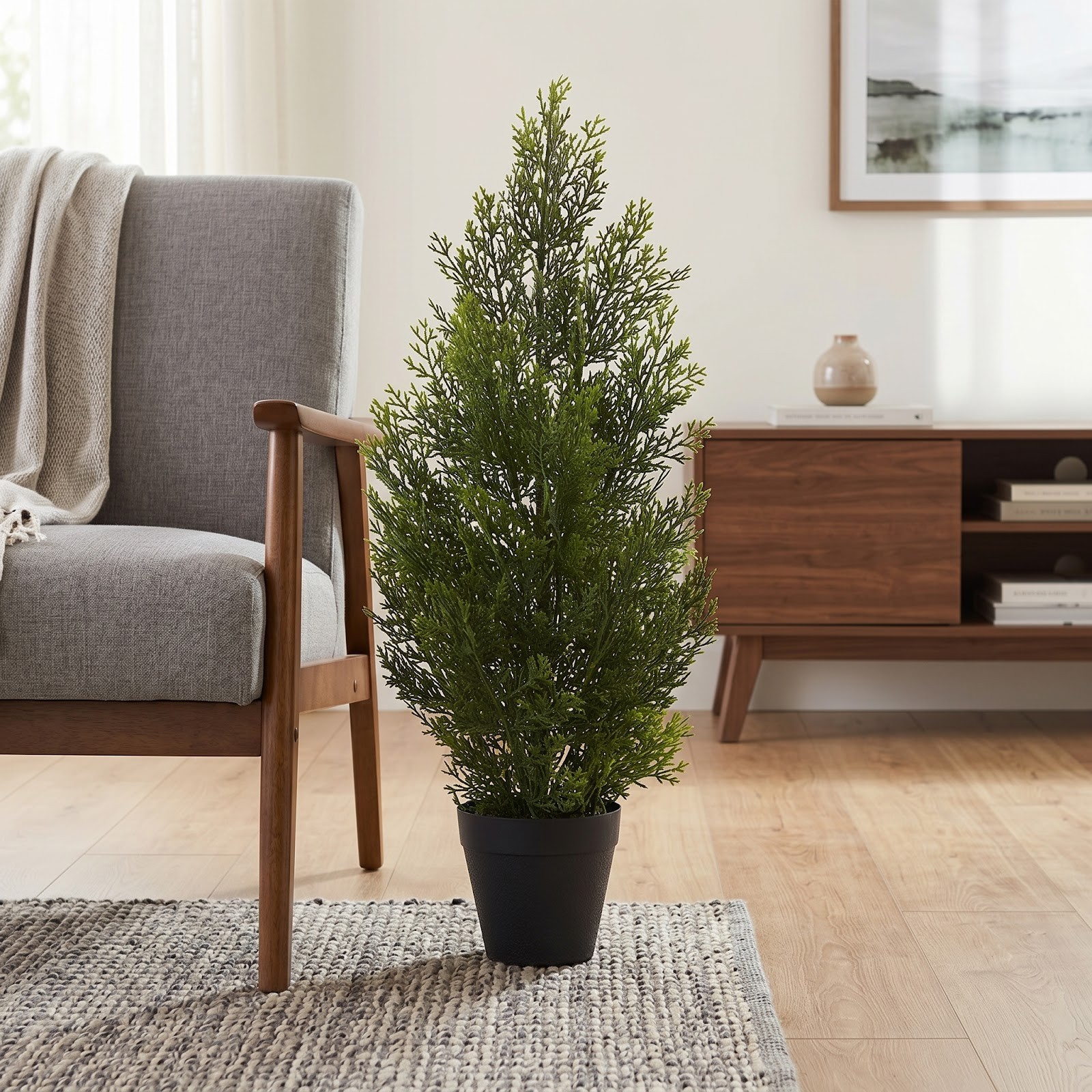 2' Mini Cedar Pine Tree (Indoor/Outdoor) gallery
