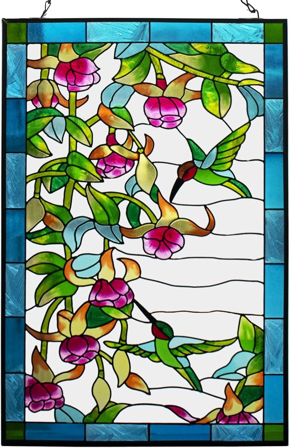 10x15 Inch Window Hanging - Exquisite Hummingbird Suncatcher with Metal Chain gallery