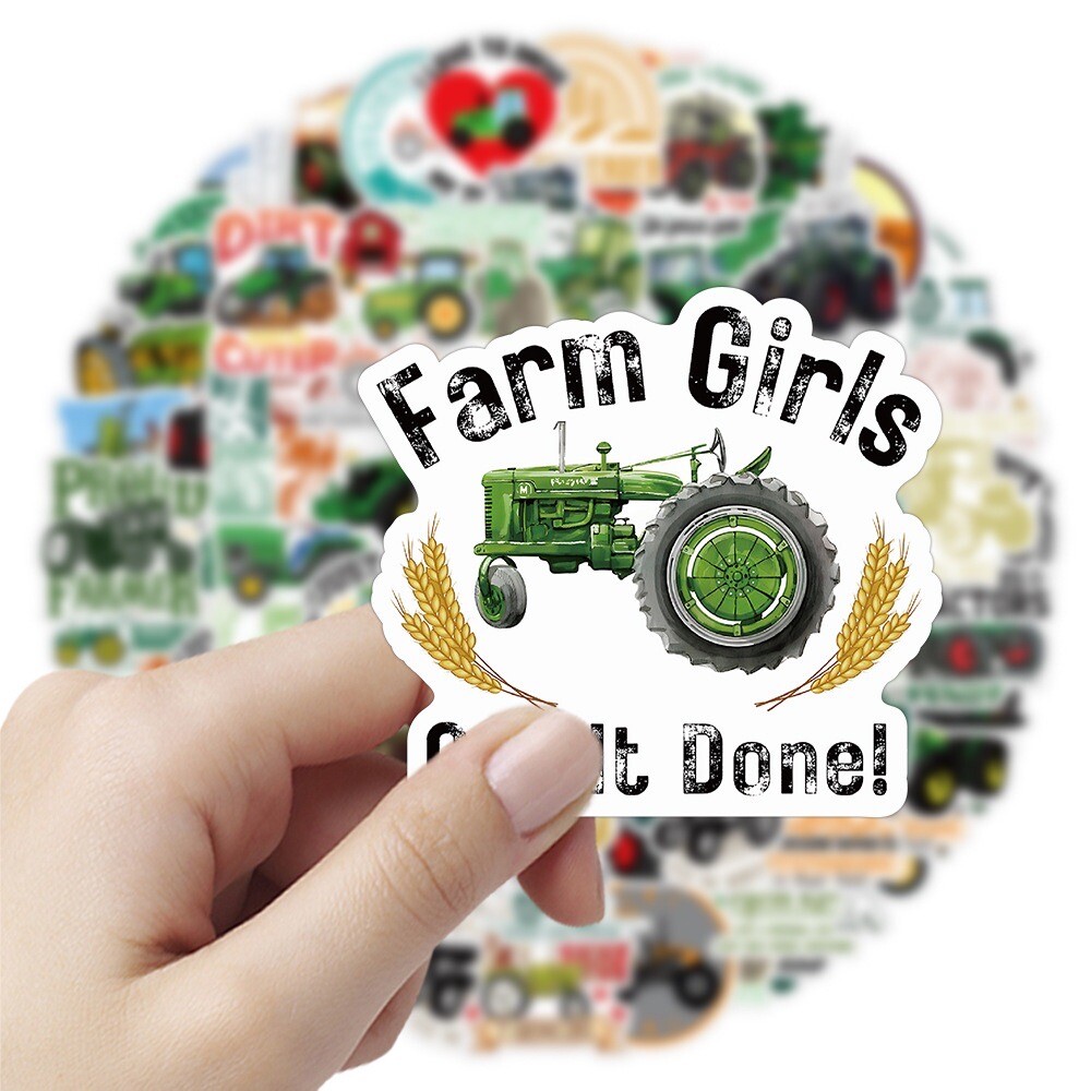 20 Random Farming Tractor Stickers Farm Life Decals Hydro Yeti Car Free Shipping gallery