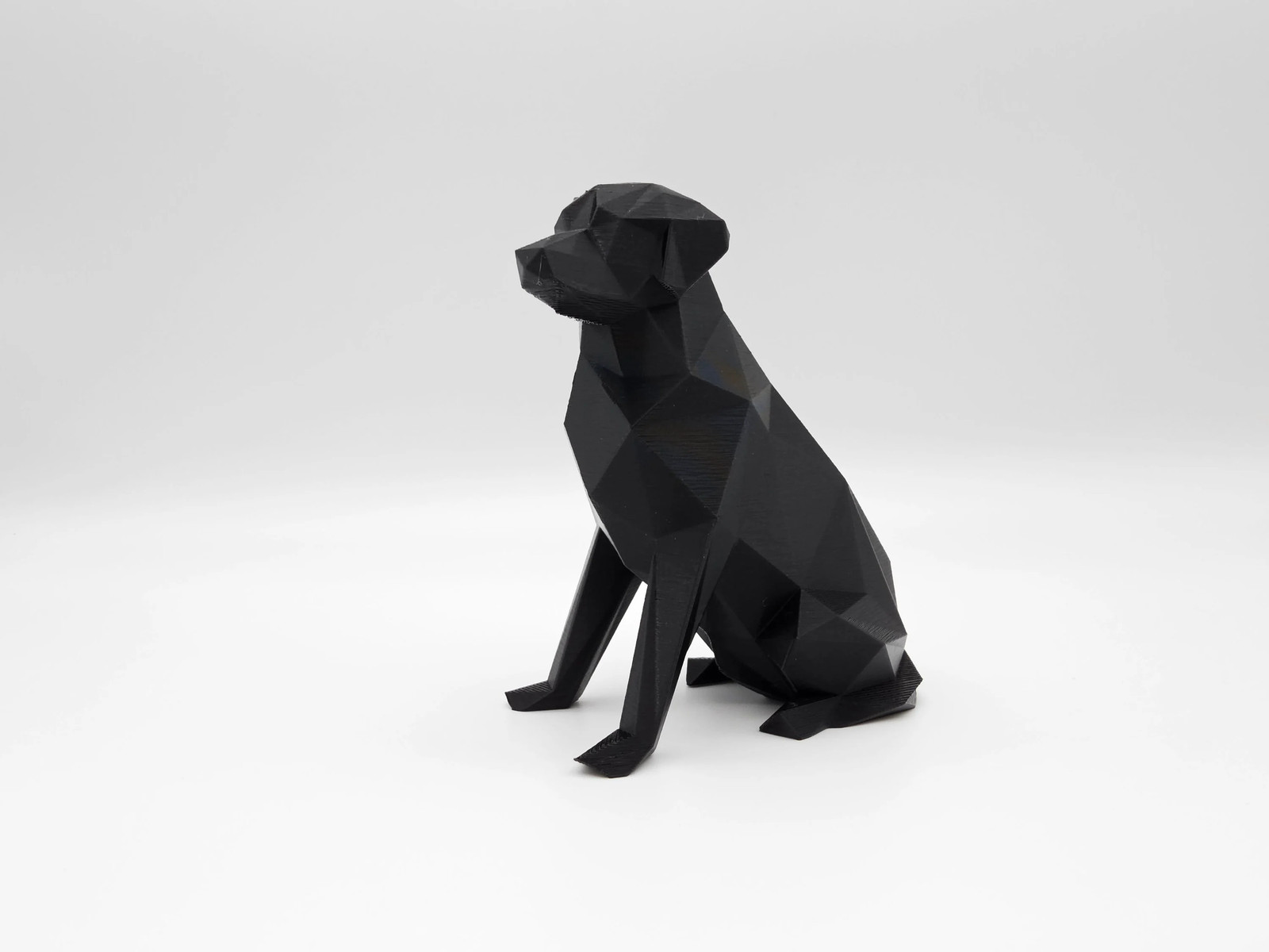 Geometric Labrador Statue - Black Lab Yellow Lab - Memorialize My Dog - Housewar gallery