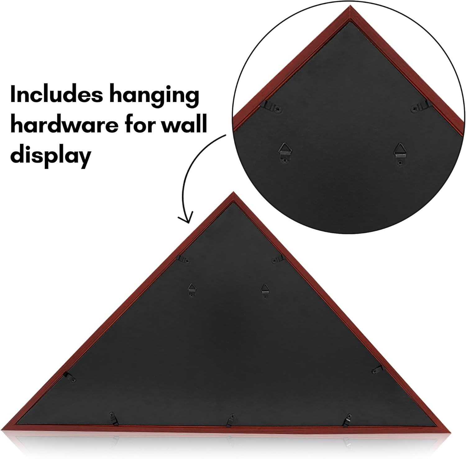 Americanflat Large Flag Display Case - Fits Folded 5x9.5 Burial Flags - gallery