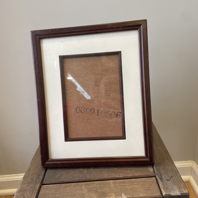 Solid Wood Walnut Veneer Deep Insert 5”x7” Picture Frame ￼ gallery