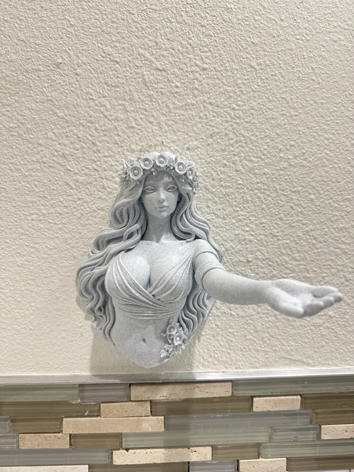 Persephone Goddess Hand Towel Holder Greek Mythology Bathroom Wall Mount Decor gallery