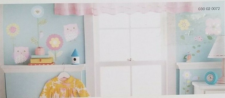 Circo Florals & Owls Wall Decals NIP gallery