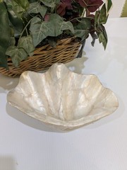 Capiz Shell Clam Sea Shell Shape Large Bowl 12″X6. 5″