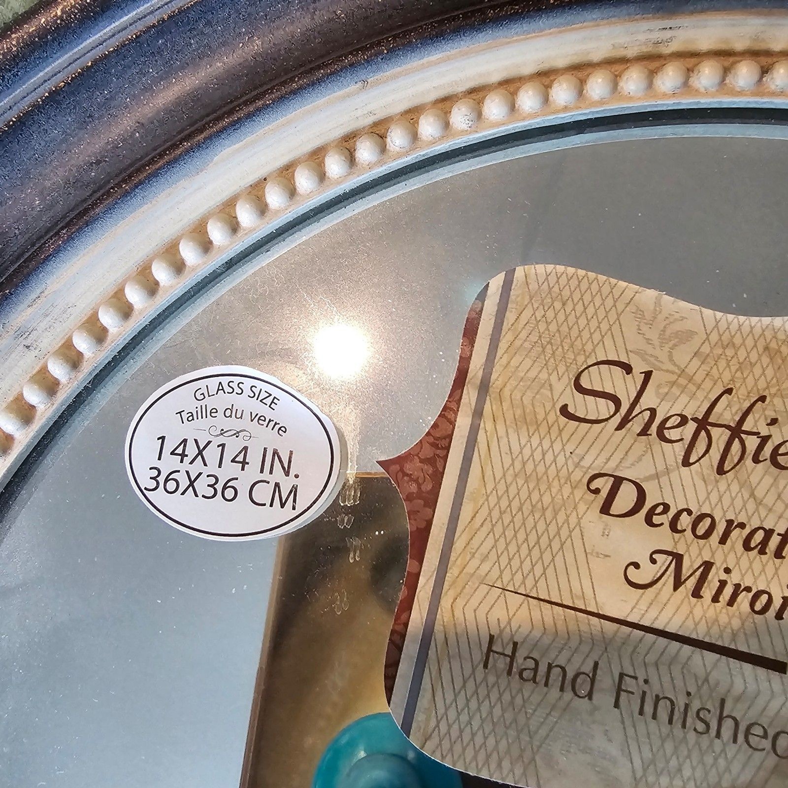 New in Box 14" Round Mirror gallery