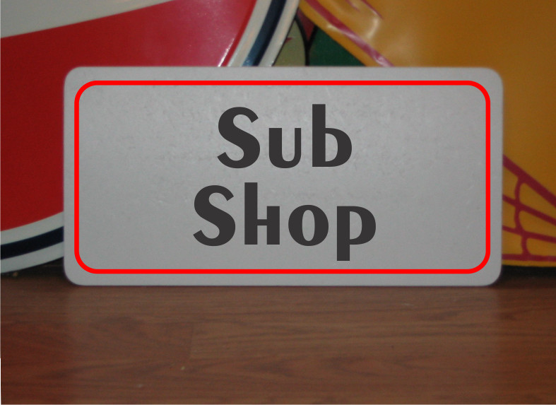 Sub Shop Metal Sign gallery