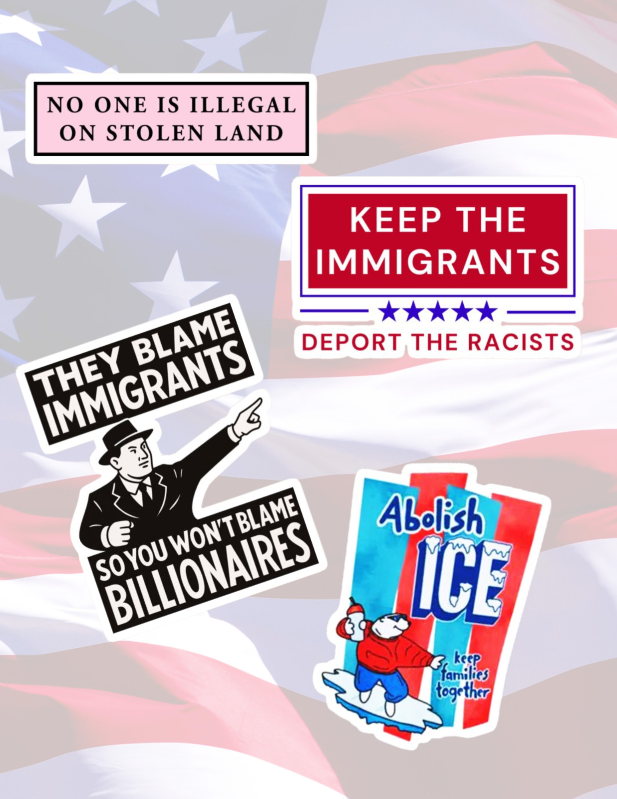 Anti Ice 4pc Stickers Pack gallery