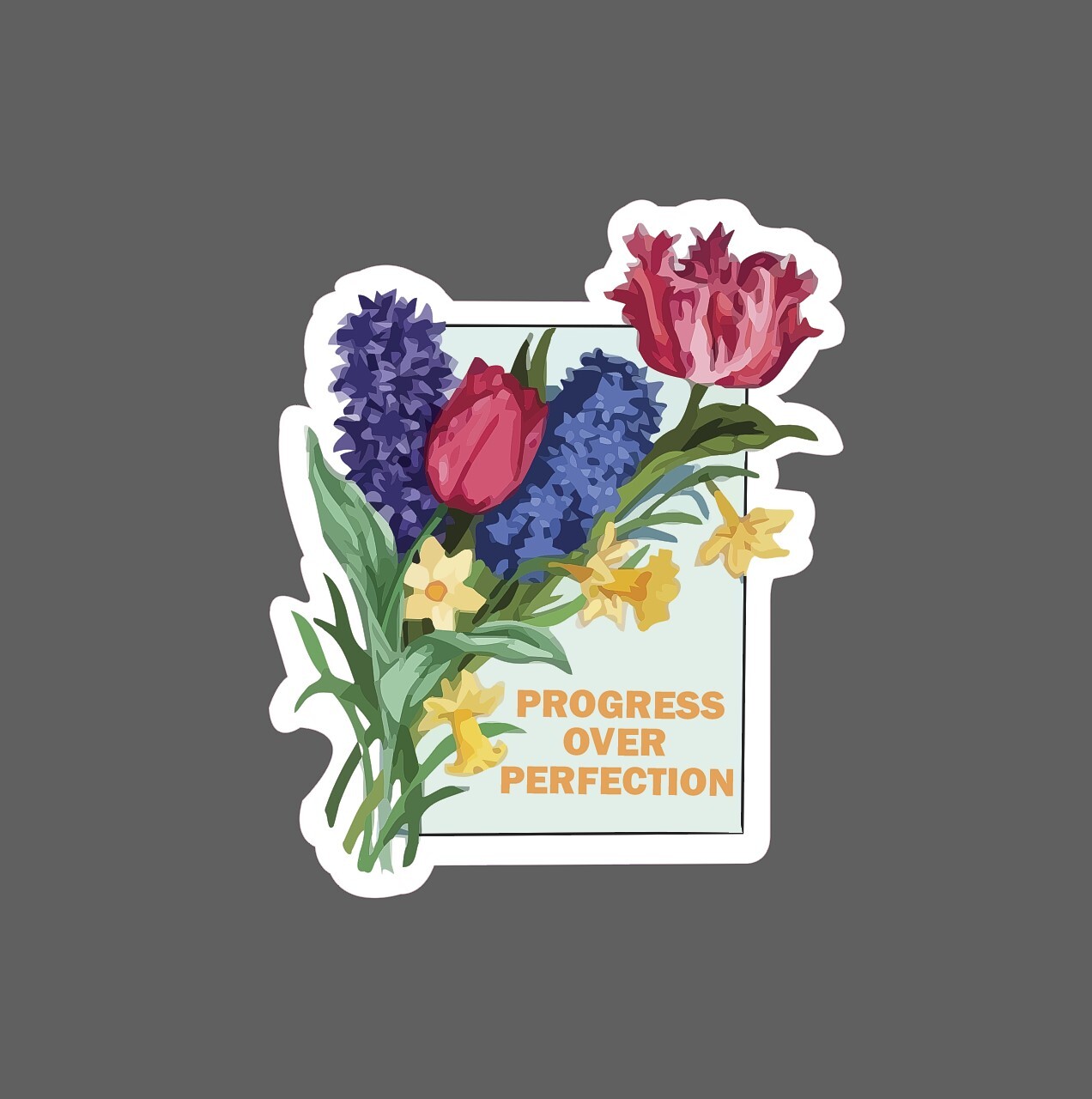Progress Over Perfection Sticker Waterproof - Buy Any 4 For $1.75 Each Storewide gallery
