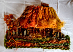 Handmade Macrame Wall Hanging Bohemian Home Art Decor Thatch Roof Rustic Tree