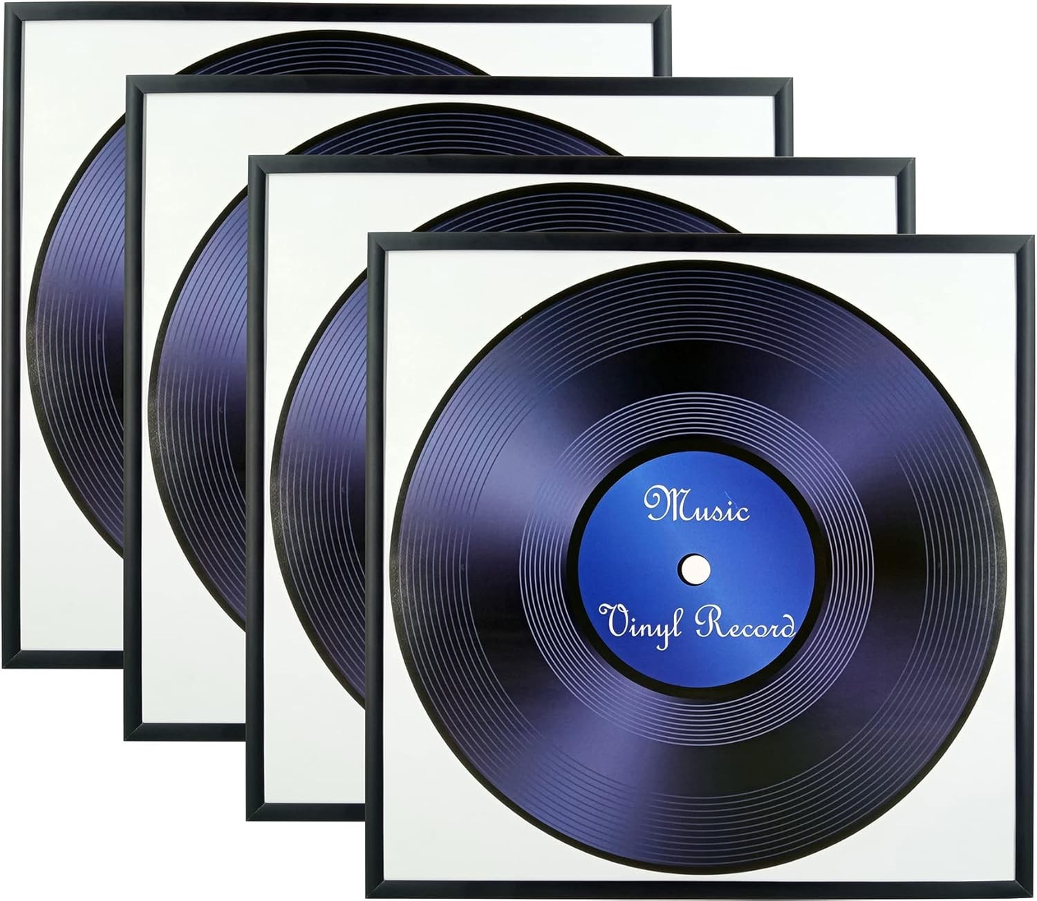 Memory Keeper,4 Pack, Record Album Frame 12.5x12.5 Inch Aluminum Metal Picture F gallery