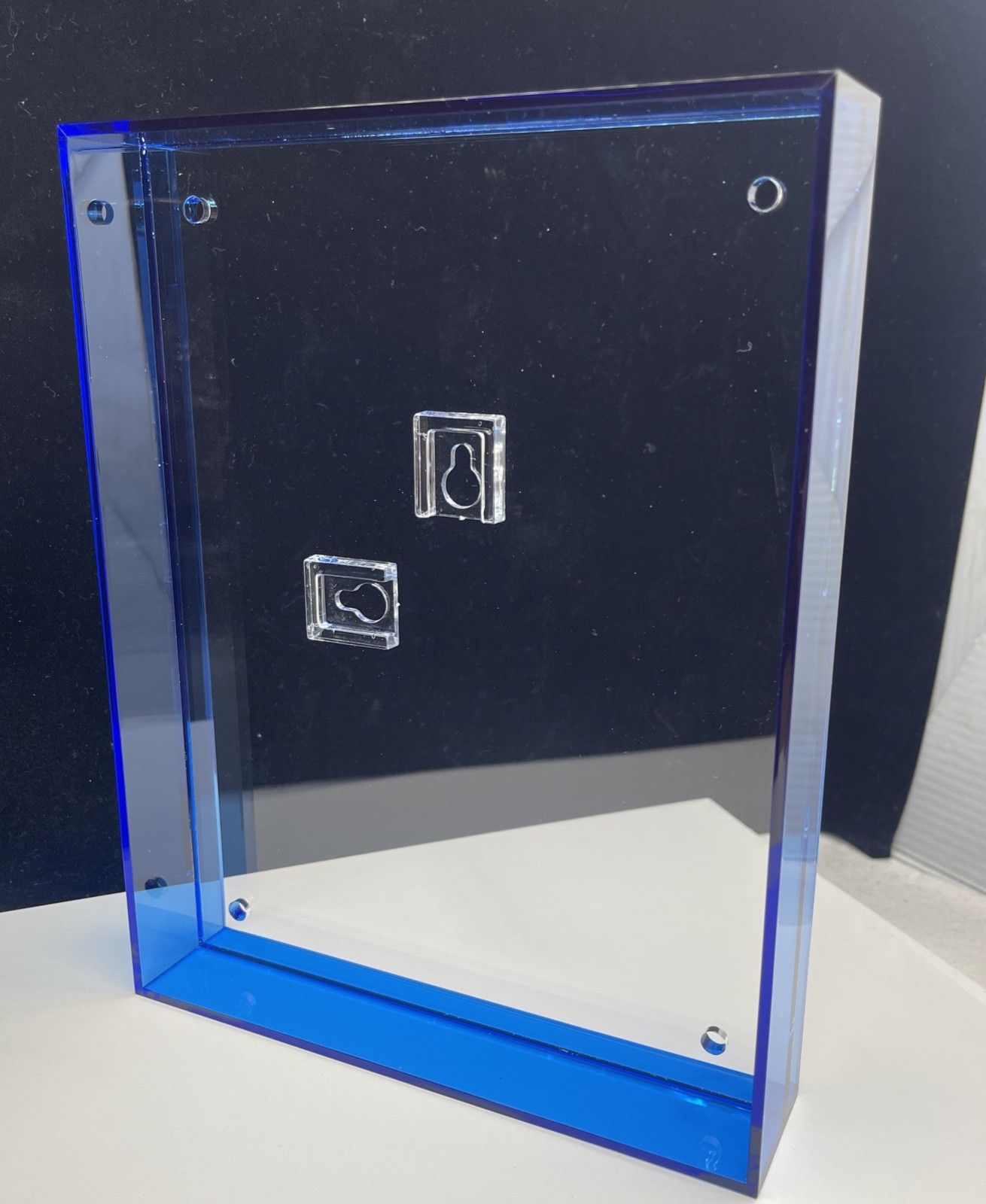MF Office Floating Picture Frame Acrylic Blue 5x7 inch 1 pack - NEW gallery